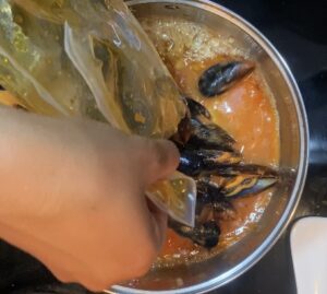 Mussels with Onion and Garlic 3 - Love of Yum