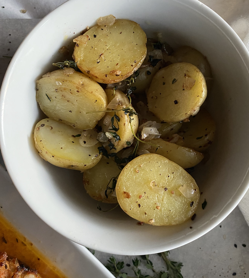 Skillet Potatoes with Thyme