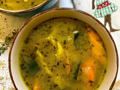 Chicken and Acorn Squash Soup