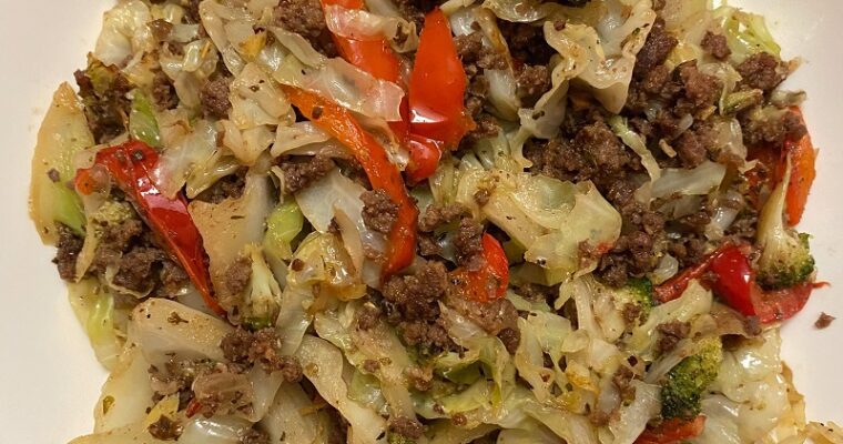 Beef and Cabbage Stir Fry